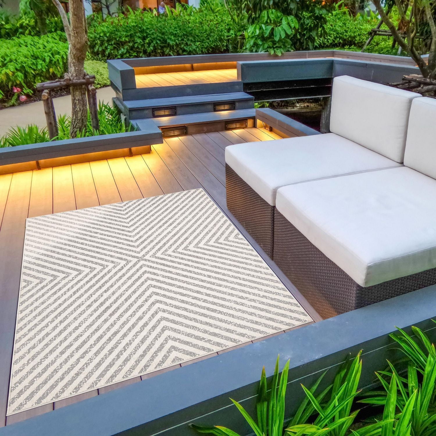 ECARPET Indoor/Outdoor for Balcony, Patio and Garden Milan