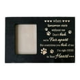 thumbnail image 7 of LGDBO Pet Memorial Urns for Dog or Cat Ashes, Wooden Funeral Cremation Urns with Photo Frame, Memorial Keepsake Memory Box with Black Flannel as Lining, Pet Memorial Remembrance Gift (Black), 7 of 7
