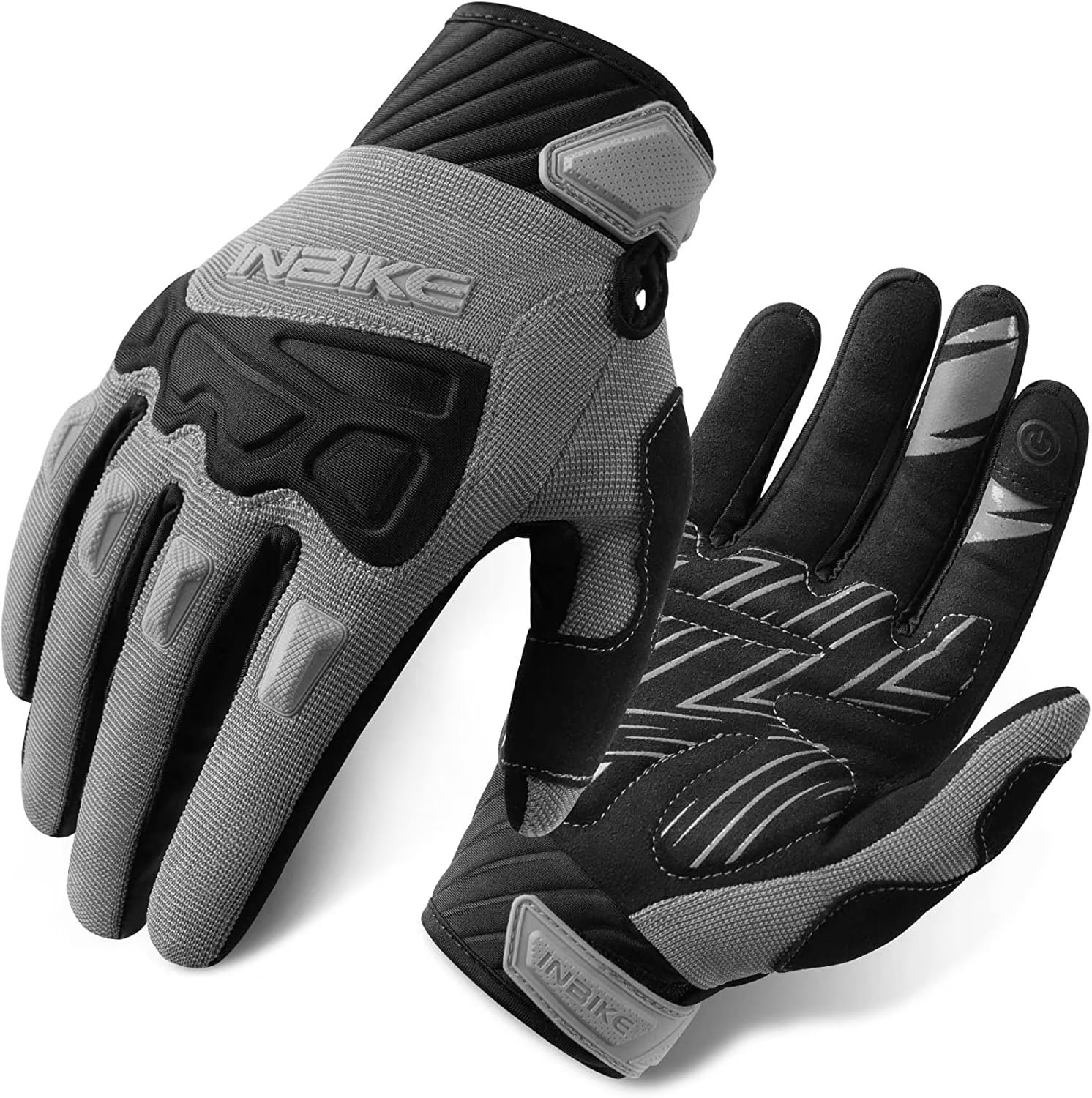 INBIKE Mountain Bike Gloves MTB Touchscreen with Thicken EVA Padded
