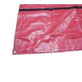 Vinyl Flatbed Tarps 18oz Lumber Tarp 20x27 (6' Drop) Red