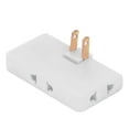 thumbnail image 1 of Travel Adapters, 110-250V Plug Adapter 180° Rotation  For PC White, 1 of 8