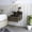 Dark Brown, variant on Macadamia finish floating unit / Versatile for home room use