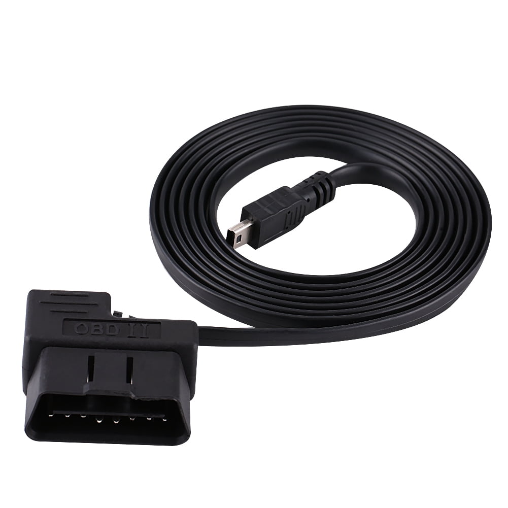 Mgaxyff OBD-II USB Cable,180cm Car OBD-II OBD2 EOBD 16pin Diagnostic Extension Adapter to Mini USB Cable,OBD2 USB Cable