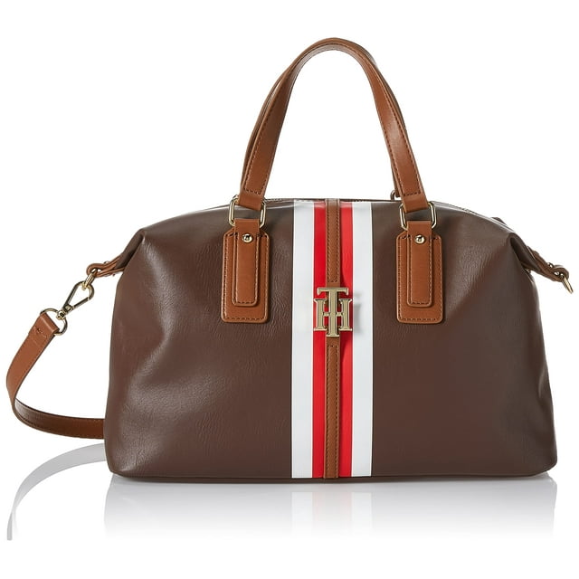 Tommy Hilfiger Jaden Satchel Bandolera Castaño