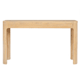 thumbnail image 6 of Hassch 52" Console Table with 3 Storage Drawers, Rustic Entryway Sofa Table for Living Room, Hallway, Easy Assembly, Light Oak, 6 of 10