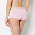 thumbnail image 3 of Boyshort Cotton Panty With Lace Trim in Sweet Dream, 3 of 5