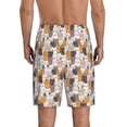 thumbnail image 4 of Lsque Cute Cats Mens Sleep Pajama Shorts,Short Pajama Pants, Cotton Ultra-Soft Knit-Small, 4 of 9