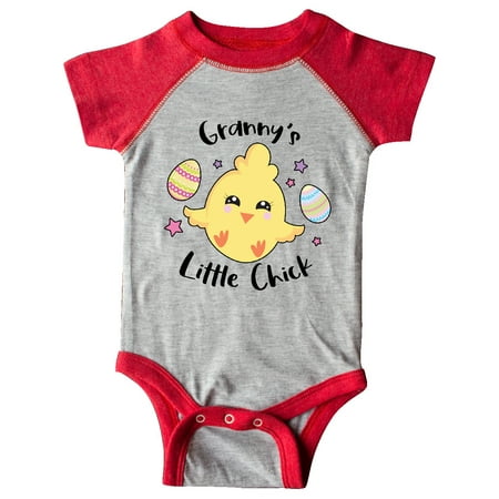 

Inktastic Happy Easter Granny s Little Chick Gift Baby Girl Bodysuit