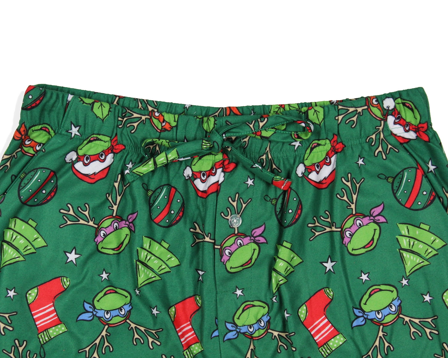 Teenage Mutant Ninja Turtles Women Red Fleece Christmas Pajama TMNT Sleep  Set XL