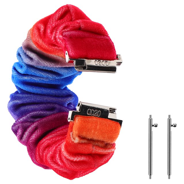 Shisuyan 20mm Watch Strap Watchband Scrunchie Watch Band Compatible for Galaxy