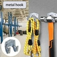 thumbnail image 4 of Gancho De Pared De Almacenamiento Ganchos colgantes de Metal con soporte de suspensión de 5 uds con tornillo para herramienta de garaje de cocina de jardín Hugtrwg Para estrenar, 4 of 8