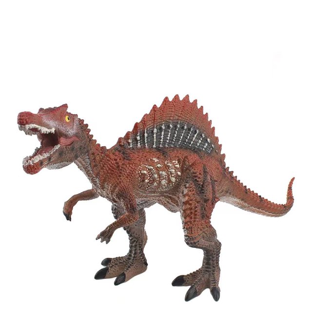 Figura de dinosaurio realista de Spinosaurus, juguete de PVC de 18 cm para niños