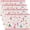 Gold Pink Green, variant on Pink Christmas Placemats Set of 4 Ballet Nutcracker Table Mats for Party Kitchen Dining Decoration Holiday Seasonal Snowflake Place Mat for Dinner Table Indoor Outdoor 18"x12" Non-Slip Decor