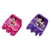 Disney's Minnie and Mickey Mouse Purple and Pink Colored Hair Clips (2 pc)
