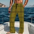 thumbnail image 2 of Mens Pajama Pants Christmas Plaid Loungewear Cotton Comfy Pj Bottoms with Pockets, 2 of 7