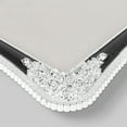 thumbnail image 4 of REGALWOVEN Plated Picture Frame with Crystal for Wedding Shiny with Clear Glass Photo Frames for Tabletop Decor Silver and Black 5x7, 4 of 6