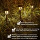 thumbnail image 4 of Luces solares de jardín (6 unidades), luces LED inalámbricas impermeables para exteriores, decoración para caminos de jardín., 4 of 5