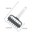 thumbnail image 3 of Summer Savings Kcavykas Kitchen Goodies,Pizza Plastic Baking Tools Pie Crust Shape Cutter Pie Slices Home Cooking Baking Gadgets, 3 of 5
