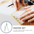 thumbnail image 4 of 4 Sets Geometry Compasses Student Compasses Stationery Office School Supplies, 4 of 8