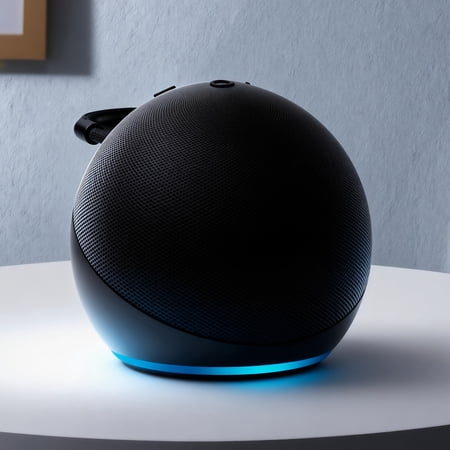 5th Generation Alexa smart Speaker with RGB Lighting & Wireless Subwoofer Base - Portable Dot Speaker Compatible for Echo, Stereo Sound System for, Desktop, TV Audio, Available in 3 Colors