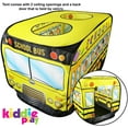 thumbnail image 5 of Kiddie Play School Bus Pop Up Play Tent for Kids Boys & Girls Indoor Outdoor Playhouse Toy, 5 of 8