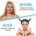 thumbnail image 3 of Diadema de maquillaje suave, pulseras para lavado facial que mantienen tu rutina seca, el material de terciopelo coral garantiza comodidad y durabilidad, adecuado para ejercicio, yoga y lavado facial, 3 of 7