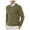 Green, variant on Mens Sweater Autumn Winter Casual Knitted Cardigan Sweater Fashion Turtleneck Lightweight Warm Slim Fit Zipper Up Business Sweaters Suitable For Dailywear