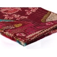 thumbnail image 3 of Taj Hotel Jeté en Coton Kantha / 50"x70 Pouces / A, 3 of 5
