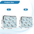 thumbnail image 4 of FORMRS 13-13.3 inch Laptop Sleeve Case Soft Carrying Quilted Computer Bag Cover, Blue Ice Hockey, 4 of 7