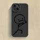 thumbnail image 3 of Funda de teléfono de dibujos animados Matchman para iPhone 11, 12, 13, 14, 15 Pro Max, XR, XS, X, 7, 8 Plus, SE 2020, a prueba de golpes, cubierta de silicona TPU suave mate, 3 of 5
