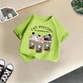 thumbnail image 4 of Tiijoy Girls Cute Cartoon Graphic Tee Casual Short Sleeve Crew Neck T Shirt, Sizes 2-14, 4 of 4