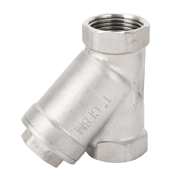 Colador En Forma De Y, Aplicable A Múltiples Medios, Práctico, De Baja Resistencia Al Flujo, Lavable, Acero Inoxidable 304, Colador Tipo Y Para Válvulas De Nivel De Agua Fijas