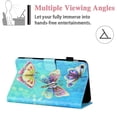 thumbnail image 3 of Allytech Galaxy S6 Lite 10.4" Case SM-P610 P615 (Not for Galaxy S6 10.5"), Slim Fit Folio Flip Stand Smart Cover Auto Sleep Wake Case for Samsung Galaxy Tab S6 Lite 10.4", Butterfly, 3 of 7