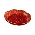 thumbnail image 3 of CoudarTitie Clear Fruit Dish Dinnerware Food Serving Container for Birthday Party Veggie Red L, 3 of 9