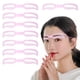 thumbnail image 1 of piezas para la cabeza, tarjeta para cejas, distancia ajustable entre cejas, plantilla para dar forma a las cejas, maquillaje, herramientas de bricolaje para principiantes, pintor de cejas, 1 of 7