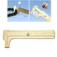 thumbnail image 1 of Calibrador Vernier de 3 pulgadas y 80mm calibrador herramienta de medición Escala única de metal Sharpla calibradores a vernier, 1 of 8
