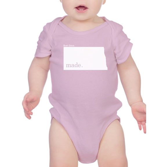 Made In North Dakota Bodysuit Infant -Smartprints Designs,  12 Months