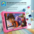 thumbnail image 3 of BUFO 8" Child Tablet, 8 inch Display Electronic Tablet,Quad Core Android 10,32 GB,Parental Control,WiFi,with Kid-Proof Case,Pink, 3 of 7