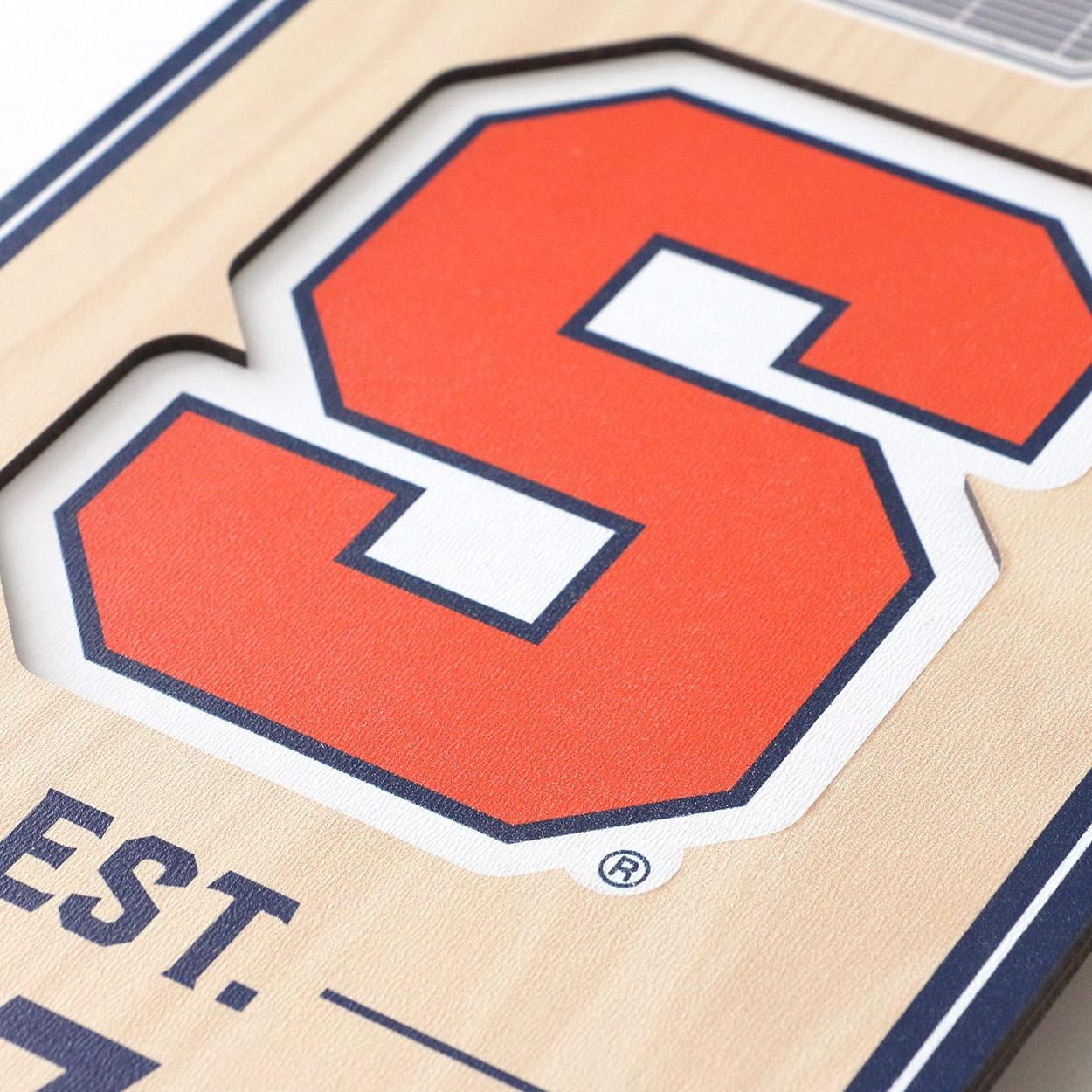 YouTheFan NCAA Syracuse Orange 3D Stadium Banner 6x19