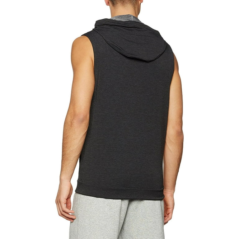 Nike Men s Dry Sleeveless Hoodie Black Size M Walmart