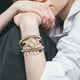 thumbnail image 4 of Relojes de pulsera de cuarzo con envoltura de tejido Vintage a la moda para mujer Wmkox8yi  sjalhkljlk1416, 4 of 6