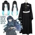 thumbnail image 2 of Disfraz de Cosplay de Tokitou Muichirou, Anime, Demon Slayers, Kimetsu No Yaiba, Kisatsutai, uniforme, Halloween, Carnaval, ropa de fiesta, 2 of 4
