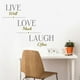 thumbnail image 2 of Vinil Decorativo Lumik Live Love Laugh, 2 of 3