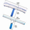 thumbnail image 2 of Window cleaning kit with squeegee and microfiber cloth 35cm aquablade, 2 of 4