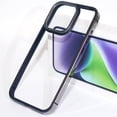thumbnail image 6 of Compatible with iPhone 15 Pro Max Bumper Case Frame Metal Camera Protection Frame Slim Thin Soft Heat Dissipation Fashion Protection Shockproof Cover for Women Man-Titanium Blue, 6 of 9