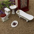 thumbnail image 4 of Juego de Muebles de Baño en Miniatura 4 Piezas Zulema Baño de cerámica, 4 of 8