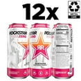 thumbnail image 5 of Rockstar Pure Zero Tangerine Mango Guava Strawberry Energy Drink, 16 fl oz, 12 Pack Cans, 5 of 6
