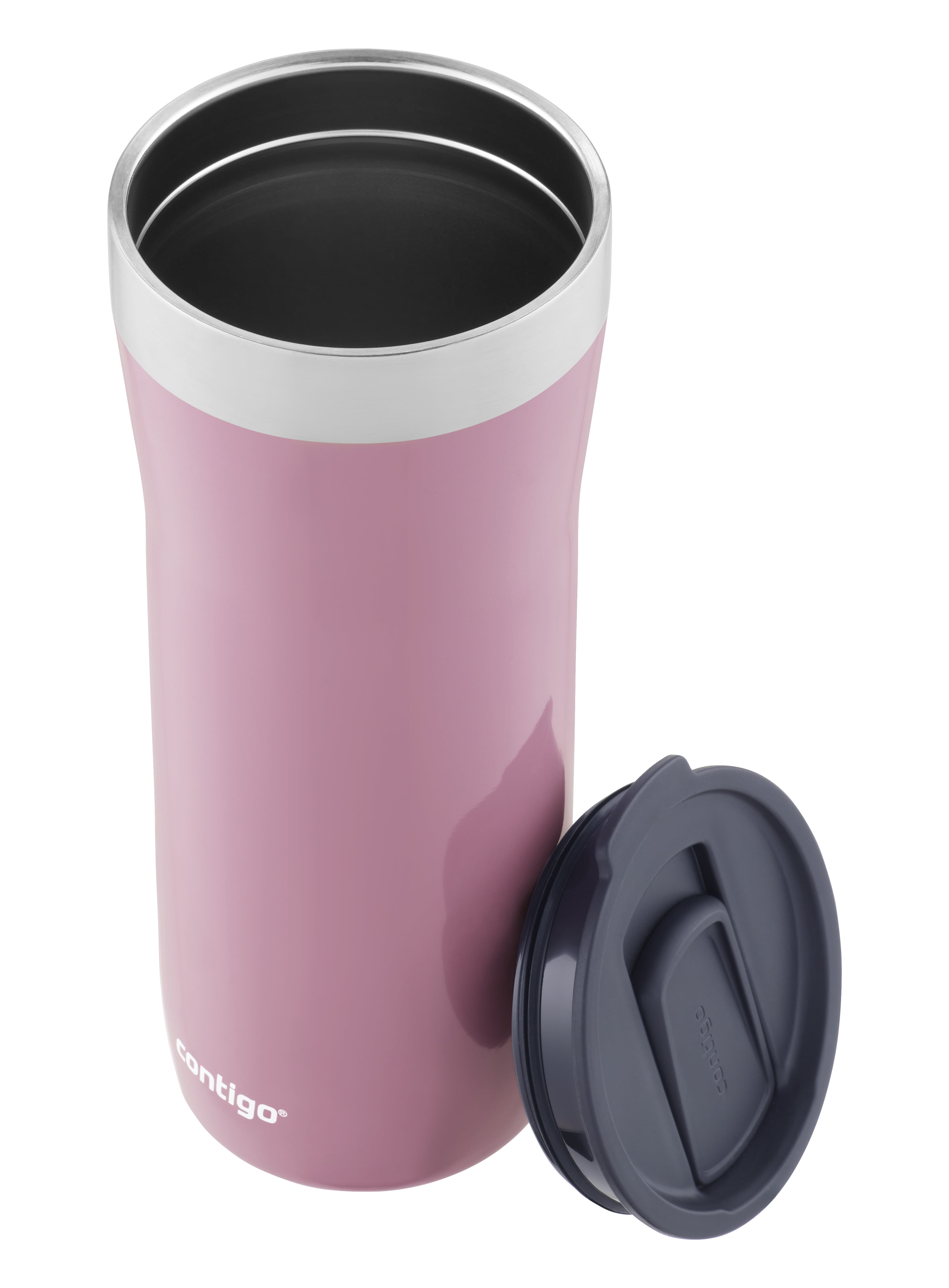Contigo 2167645 Streeterville Stainless Steel Tumbler with Plastic Straw in Blue 32 fl oz.