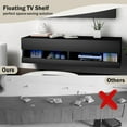 thumbnail image 2 of LUCKUP Cable Management Television Stand, Partical Wood Black, 39.40 x 11.80 x 10.20", 29.76 lbs, 2 of 7