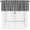 Black White Buffalo Plaid, variant on Spring Valance for Windows - Sage Green Eucalyptus Leaves Valance Curtain 54"x18" Plant Spring Leaf Short Curtain Window Treatment for Bedroom Living Room Kitchen Windows
